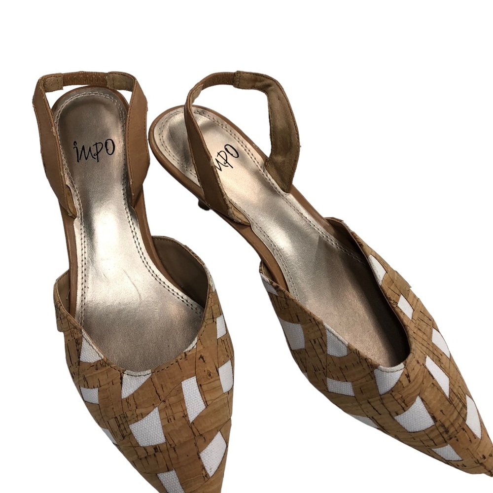 Impo Cork Slingback Heels